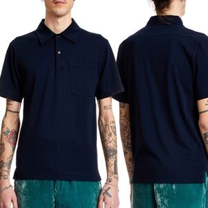 Dries Van Noten Helder Cotton Jersey Polo